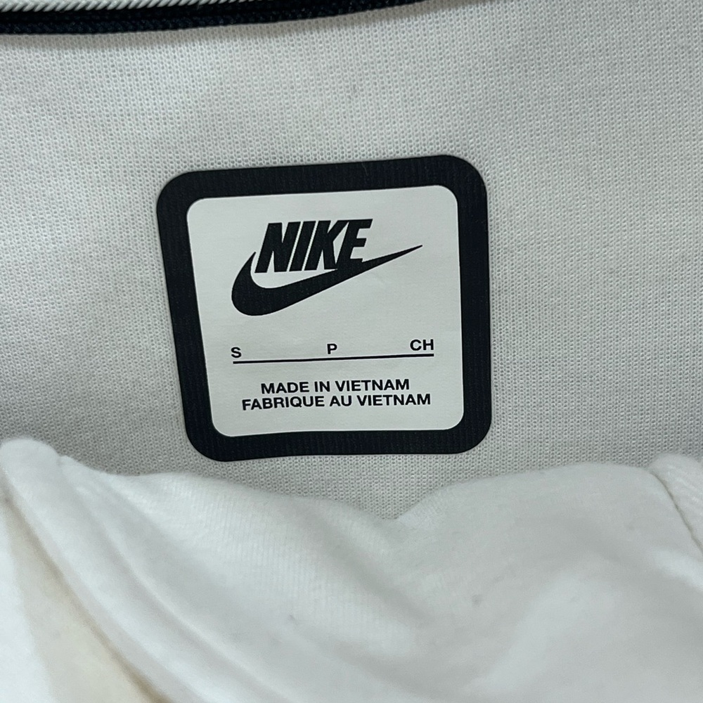 Nike Sportswear Tech Fleece Oversized Full-Zip Hoodie Cape Cream Small - Picture 5 of 7